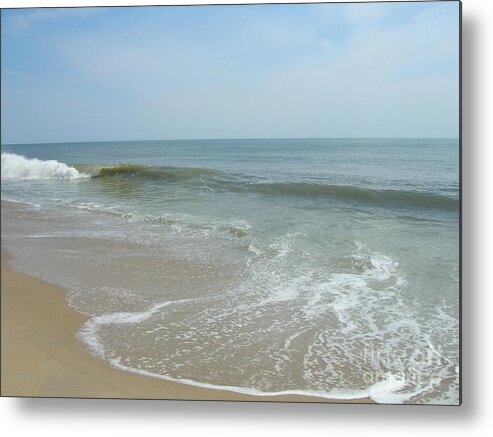 Seascape Metal Print featuring the photograph Wave by Arlene Carmel