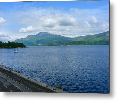 Luss Metal Print featuring the photograph Loch Lomond by James Canning