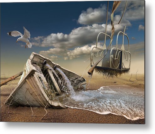 Boat Metal Print featuring the photograph ... by Radoslav Penchev