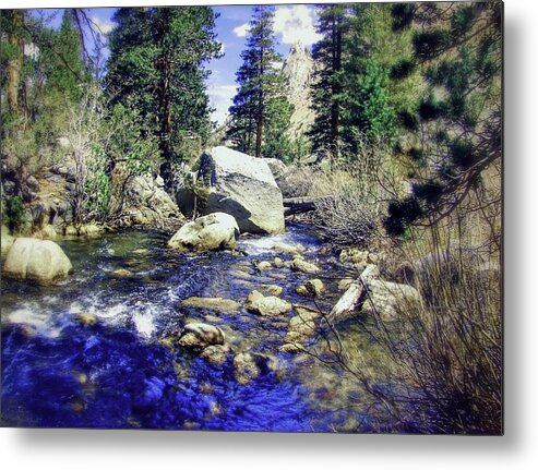 Sky Metal Print featuring the photograph Blue Waters #1 by Marilyn Diaz