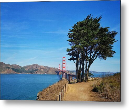 California Metal Print featuring the photograph Golden Gate Bridge #1 by Mary Capriole