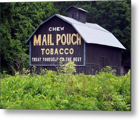 Barns Metal Print featuring the photograph Mail Pouch Barn by Charles Robinson