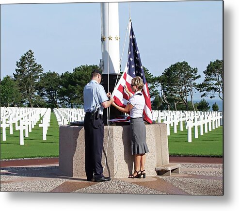 Europe Metal Print featuring the photograph Normandy - There Are No Words #2 by Joseph Hendrix