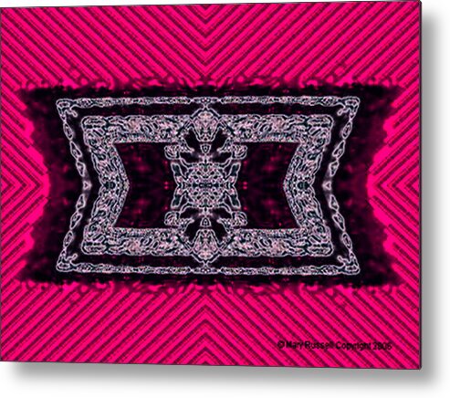 Rug Metal Print featuring the digital art Rug #1 by Mary Russell