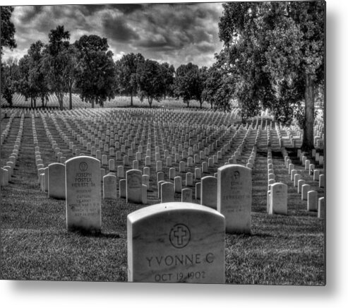 Hdr Metal Print featuring the photograph Yvonne #1 by Jane Linders