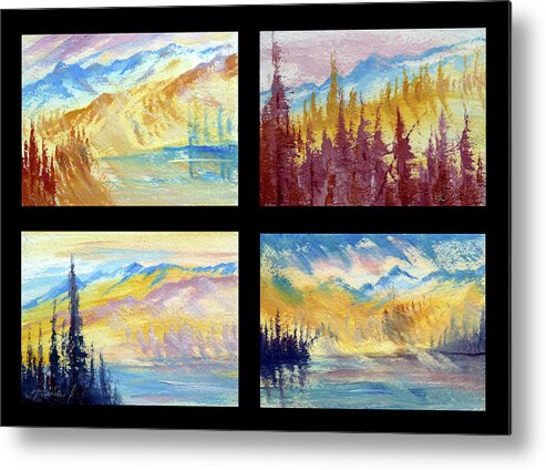Earth Light Series Metal Print featuring the painting Earth Light series #51 by Len Sodenkamp