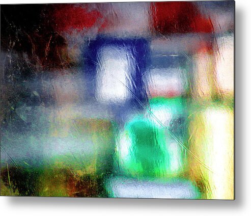 Green Metal Print featuring the photograph Abstraction by Prakash Ghai