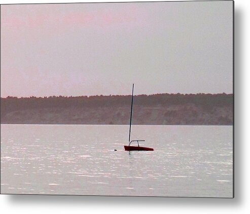 Seascape Metal Print featuring the photograph At Rest by Barbara McDevitt