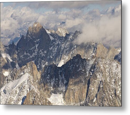 Aiguille Du Midi Metal Print featuring the photograph Auguille Du Midi by Stephen Taylor