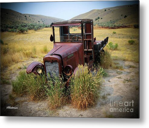 Bannack State Park Metal Print featuring the photograph Bannack Montana Old Truck Two by Veronica Batterson