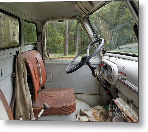 Bedford Metal Print featuring the photograph BedFord Truck Cabin by David Bleeker