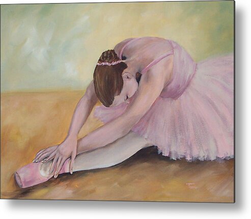 Dancer Metal Print featuring the painting Before The Ballet by Torrie Smiley