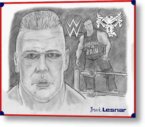 Portrait of Brock Lesnar by Fantomas on Stars Portraits
