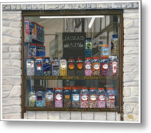 European Metal Print featuring the painting Candy Shoppe by Jiji Lee