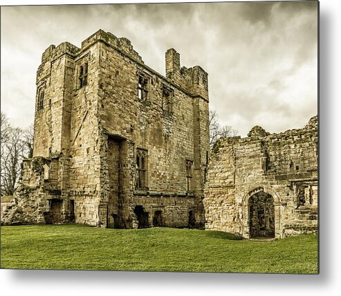 Landscape Metal Print featuring the photograph Castle of Ashby by Nick Bywater