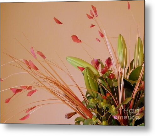 Sian Design Floral Design Metal Print featuring the photograph Celebrate by Sian Lindemann