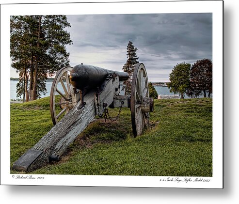 1861 Metal Print featuring the photograph Civil War Rifle by Richard Bean