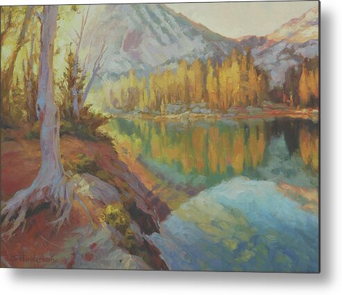 Mountain Metal Print featuring the painting Clearwater Revival by Steve Henderson