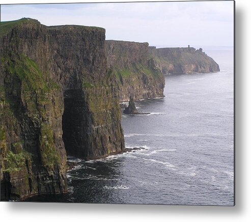 Ireland Metal Print featuring the photograph Cliffs of Moher Ireland by Jeanette Oberholtzer