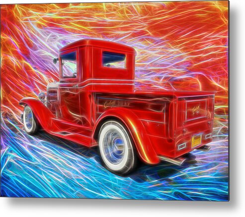 Chevy Truck Metal Print featuring the digital art Coolville by Rick Wicker