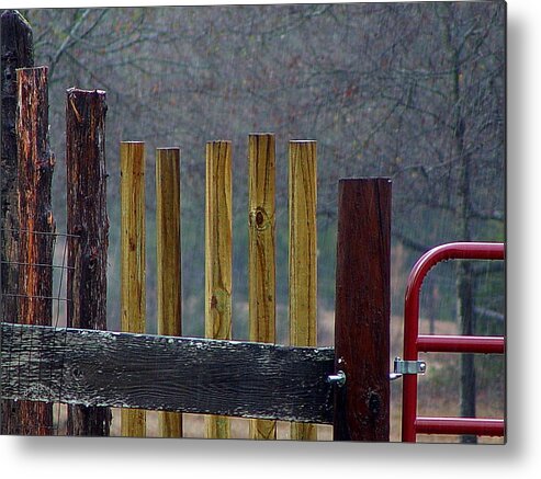 Corral Metal Print featuring the photograph Corral by Kerry Beverly