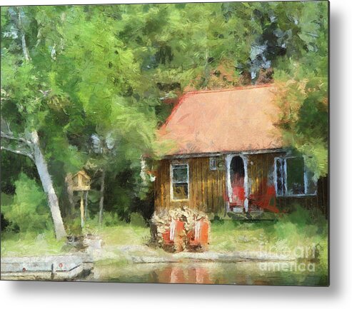 Cottage Metal Print featuring the photograph Cozy Cottage by Claire Bull