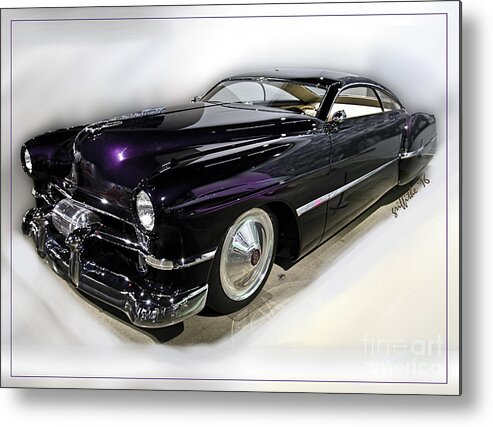 Cars Metal Print featuring the photograph Custom Merc by Tom Griffithe