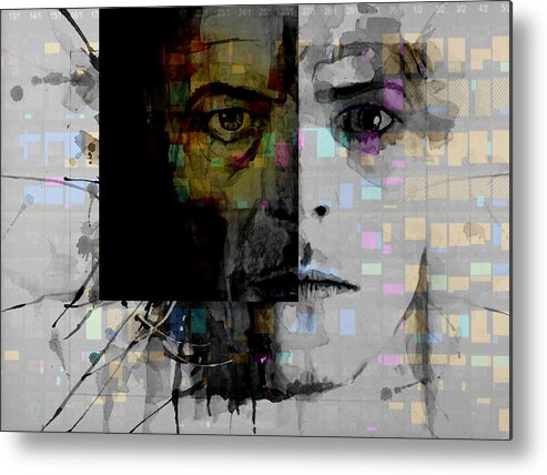 Bowie Metal Print featuring the painting Dark Star by Paul Lovering