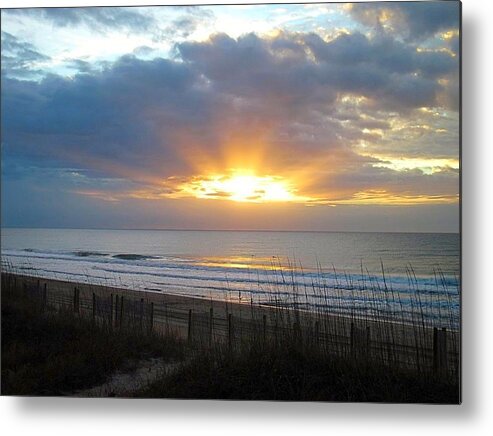 Sunrise Metal Print featuring the photograph December Rays by Betty Buller Whitehead