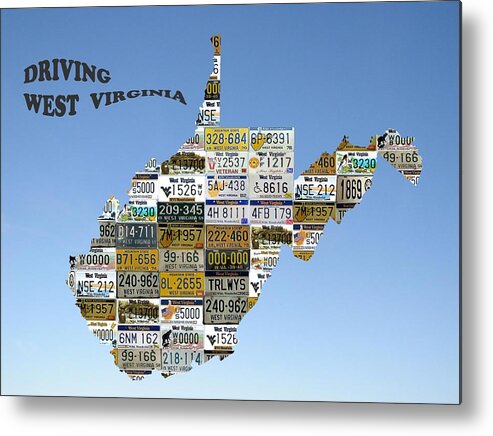West Virginia Metal Print featuring the photograph Driving West Virginia by Jewels Hamrick