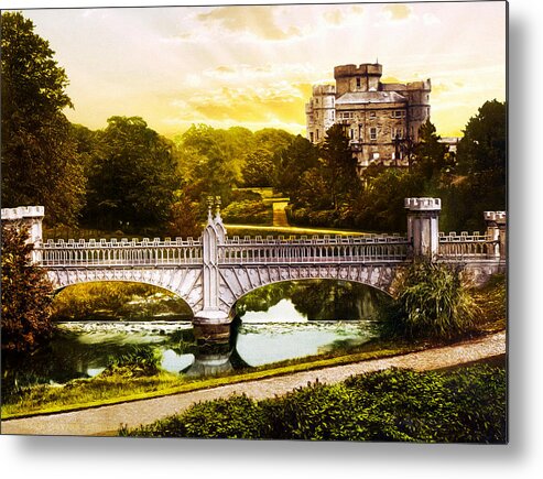 Scotland Metal Print featuring the photograph Eglington Castle by Carlos Diaz