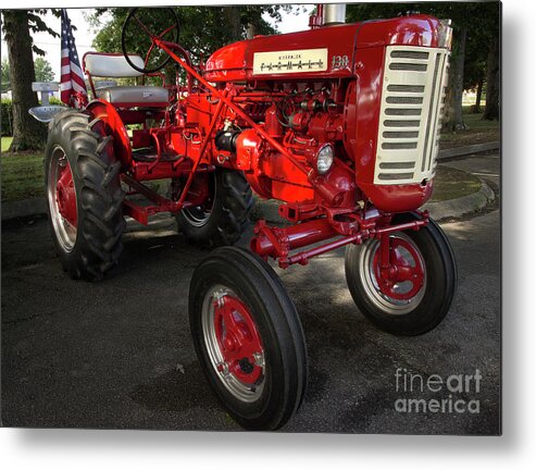 Tractor Metal Print featuring the photograph Farmall 130 by Mike Eingle