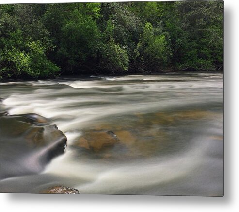 River Metal Print featuring the photograph Flow by Richie Parks