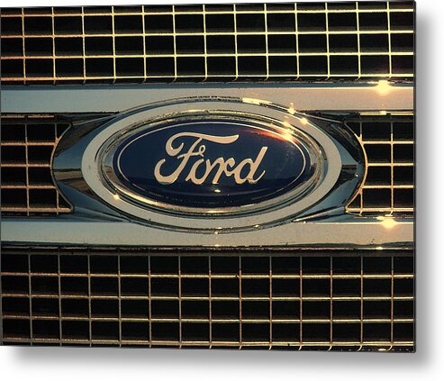 Ford Metal Print featuring the photograph Ford by Kathy Clark