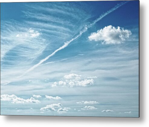 Forecast ...breezy Metal Print featuring the photograph Forecast ...breezy by Tom Druin