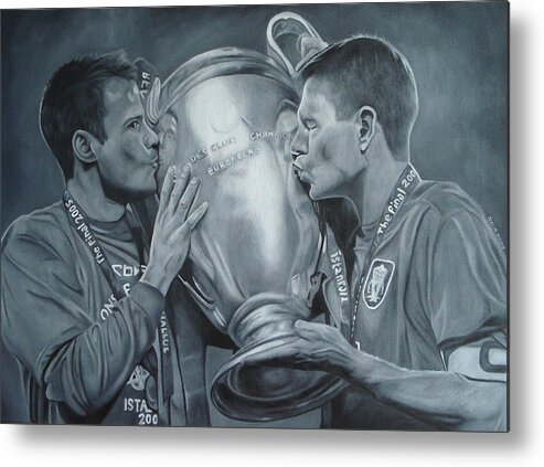 Liverpool Metal Print featuring the painting Gerard an Carragher by David Dunne
