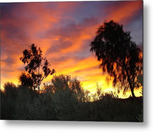 Sunset Metal Print featuring the photograph Glory by Lessandra Grimley