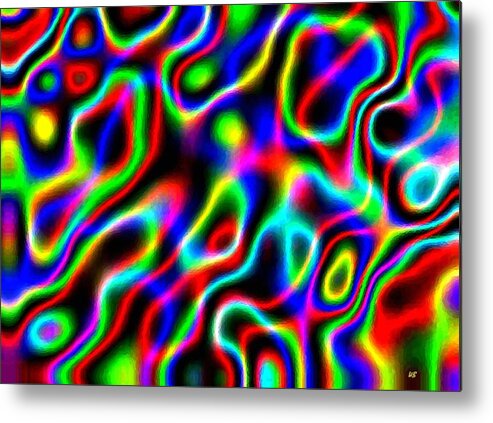 Abstract Metal Print featuring the digital art Harmony 36 by Will Borden