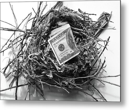 Wealth Metal Print featuring the photograph Here today, gone tomorrow by Guillermo Rodriguez