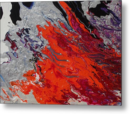 Fusionart Metal Print featuring the painting Ignition by Ralph White