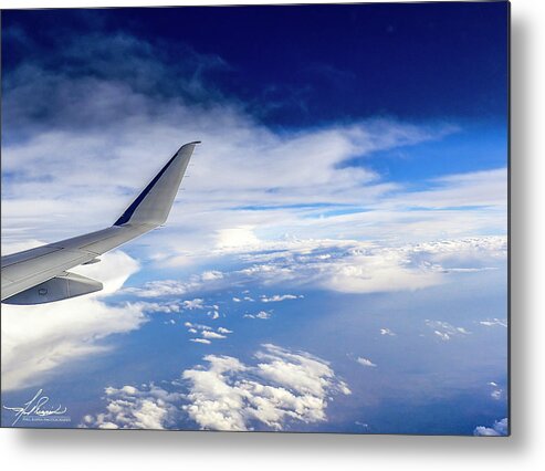 Clouds Metal Print featuring the photograph It Never Grows Old by Phil And Karen Rispin