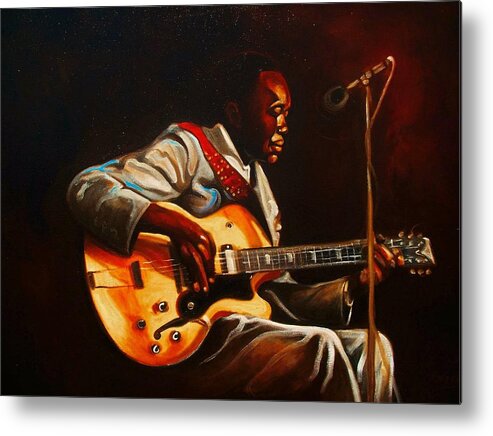 Emery Franklin Metal Print featuring the painting John Lee by Emery Franklin