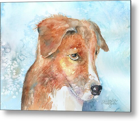 Dog Metal Print featuring the painting Kenneth - AKA Kenny by Arline Wagner