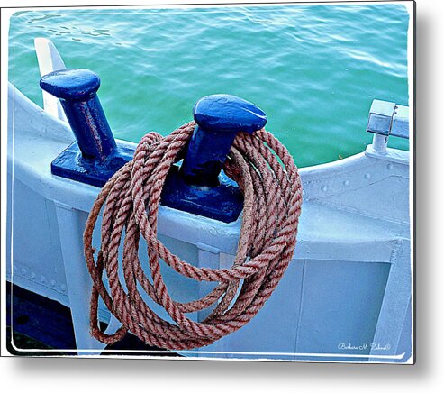 Boat Metal Print featuring the photograph Let's Sail Away by Barbara Zahno