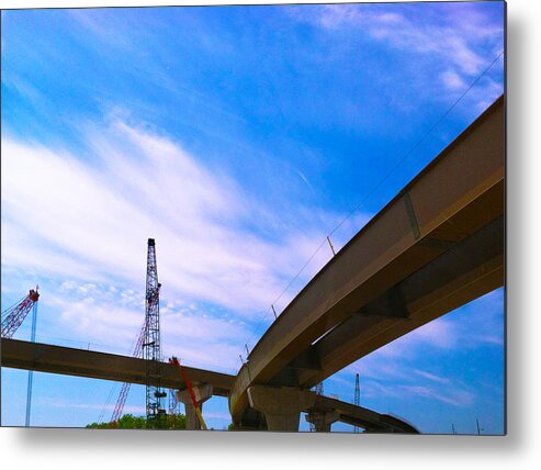 Jamie Lynn Gabrich Metal Print featuring the photograph Lineing The Sky by JamieLynn Warber