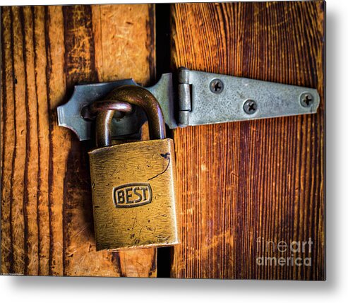 Locked Up Metal Print featuring the photograph Locked Up by Mitch Shindelbower