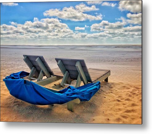 Morning Metal Print featuring the photograph Morning on the Gulf by Frank Mari