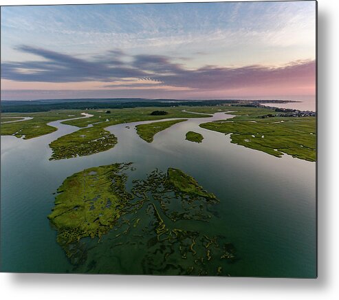 Seascape Metal Print featuring the photograph Morning On The Inlet by William Bretton