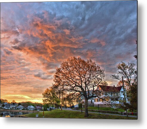 Coastal Metal Print featuring the photograph Morning Sky by Bruce Gannon