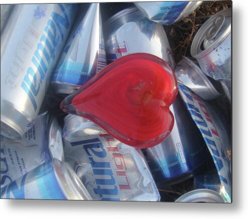 Beer Metal Print featuring the photograph My hearts drunk with Love by WaLdEmAr BoRrErO